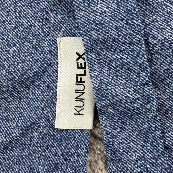 RSVLTS Kunuflex Shirt Mens Large USA Flag Western Pearl Snap Button Short Sleeve - Picture 8 of 10